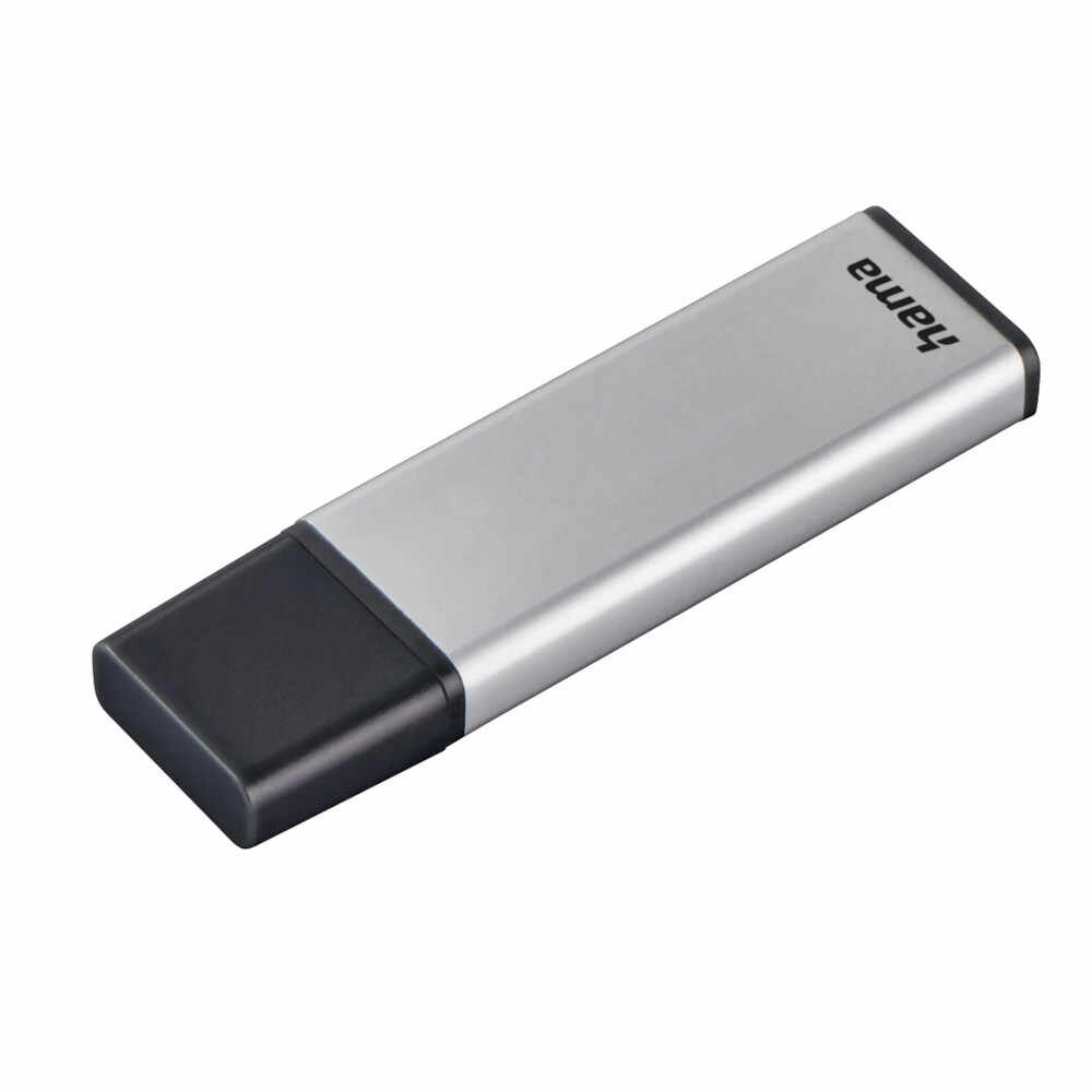 Memorie USB Hama Classic, 128GB, USB 3.0, Argintiu