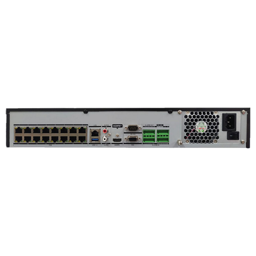 NVR AcuSense 4K,cu 32 canale max. 12MP + 16 porturi PoE, Alarma, HIKVISION DS-7732NXI-K4-16P