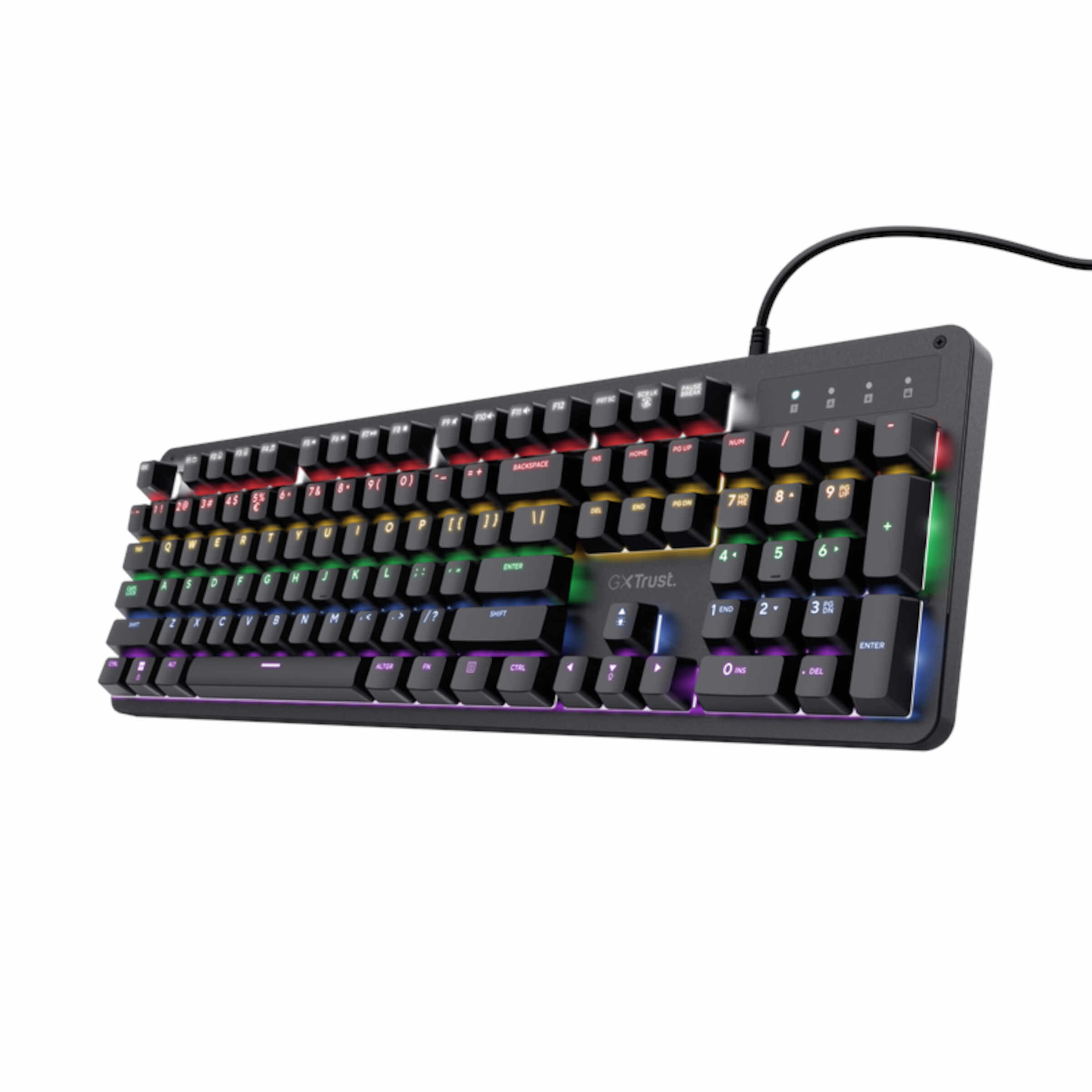 Tastatura Gaming Mecanica Trust GXT 863 Mazz, Negru