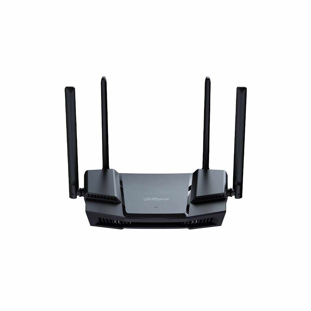 Router wireless Dahua AX18, 1.2 Gbps, 2.4/5 GHz, 3 porturi LAN, WiFi 6, 63 m