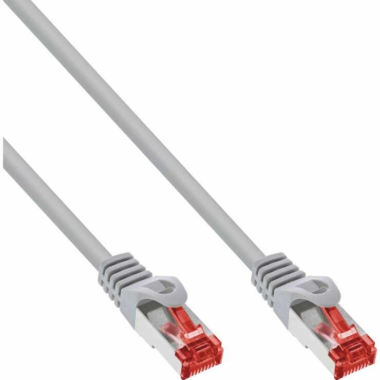 Cablu de retea RJ45 S/FTP PiMF Cat.6 CU 20m Gri, InLine IL776420