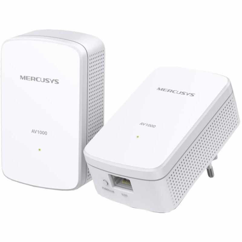 Kit adaptoare Powerline Mercusys cu HomePlug AV2 Port Ethernet Gigabit - MP500 KIT