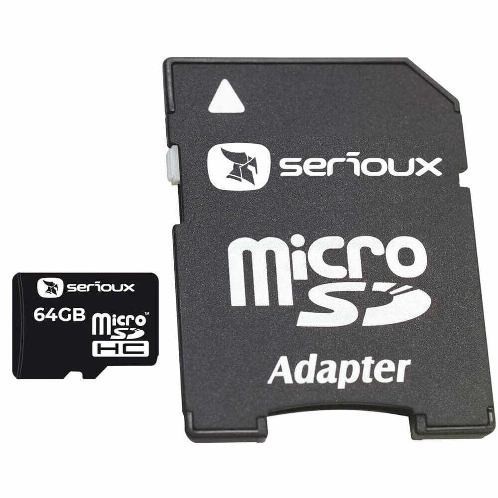 Card de memorie Serioux SFTF64AC10, MicroSDHC, 64 GB, Class 10, Adaptor