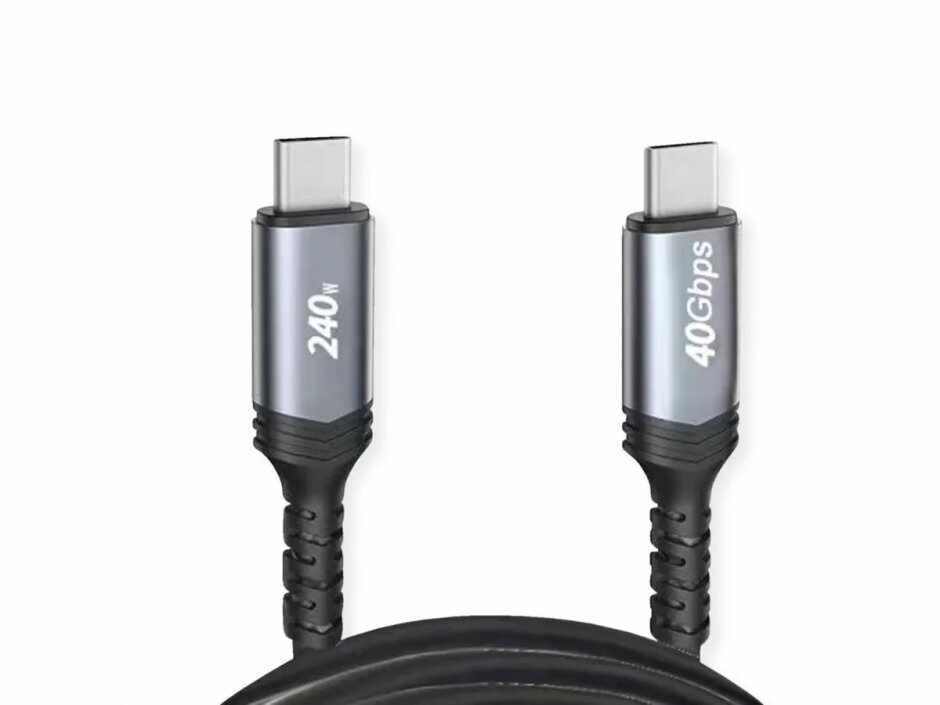 Cablu USB4 Gen3x2 240W T-T 0.8m, Value 11.99.9089