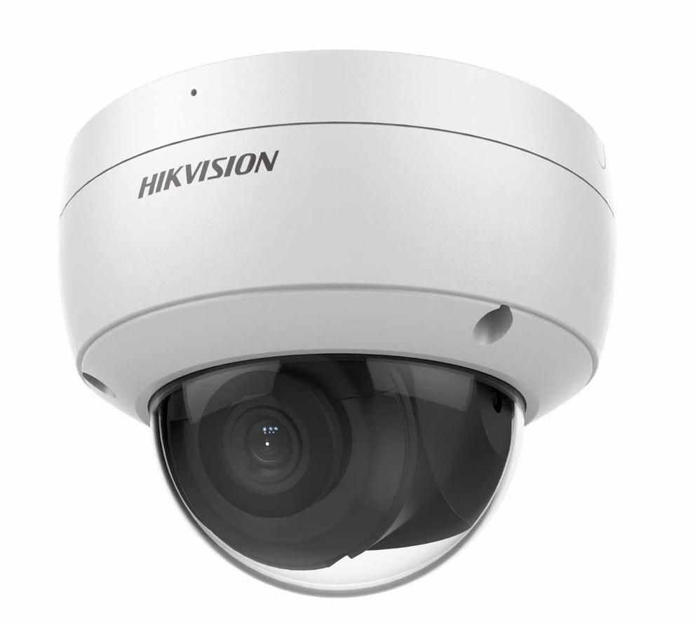 Camera supraveghere IP Hikvision AcuSense DarkFighter lentilă 2.8 mm, 4 MP, PoE, IR 30M slot card, microfon  Hikvision DS-2CD2146G2H-ISU