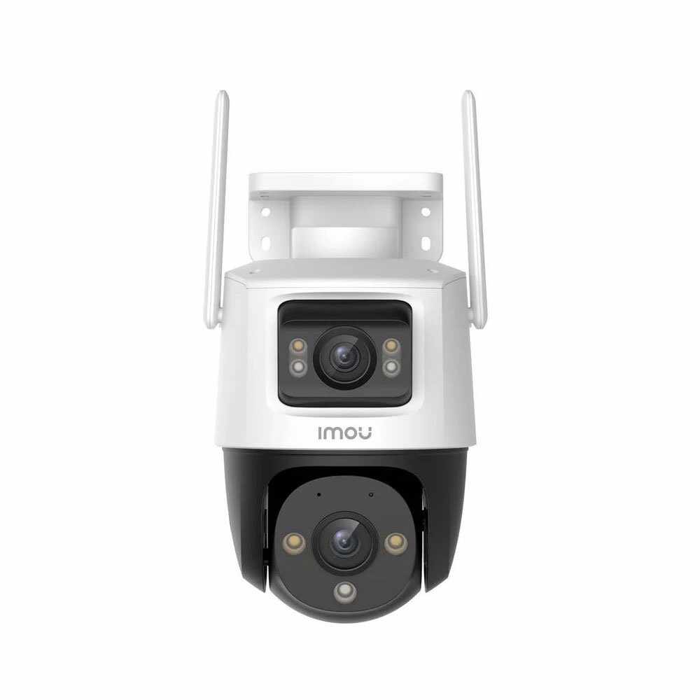 Camera supraveghere IP Wi-Fi cu lentila duala Full-Color IMOU Cruiser Dual IPC-S7XP-10M0WED-0360B-IMOU, 5 MP, 2x 3.6 mm, IR/lumina alba 30 m, microfon si difuzor, slot card 