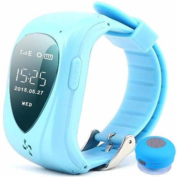 Ceas Smartwatch GPS Copii iUni U11,Telefon incoporat, Alarma SOS, Blue + Boxa Cadou