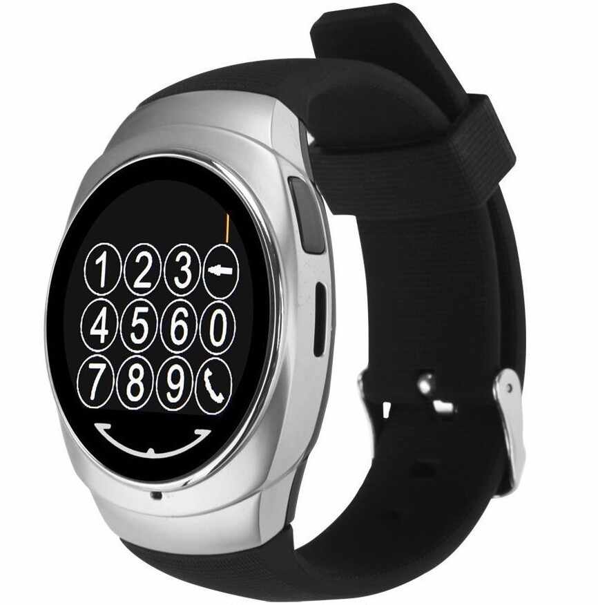 Resigilat! Ceas Smartwatch iUni Classic O100, BT, LCD 1.3 Inch, Silver 