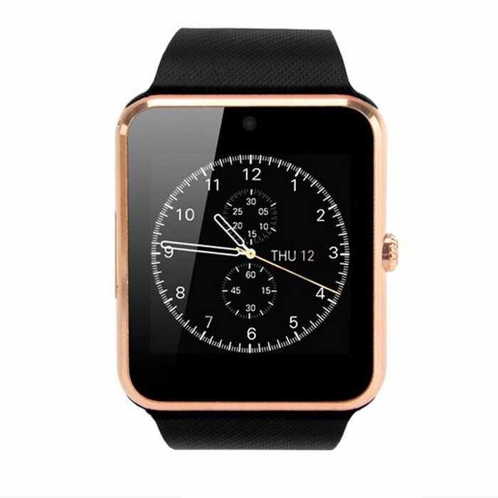 Resigilat! Smartwatch cu Telefon iUni GT08s Plus, Camera 1,3 Mp BT, LCD 1.54 inch Antizgarieturi, Gold edition
