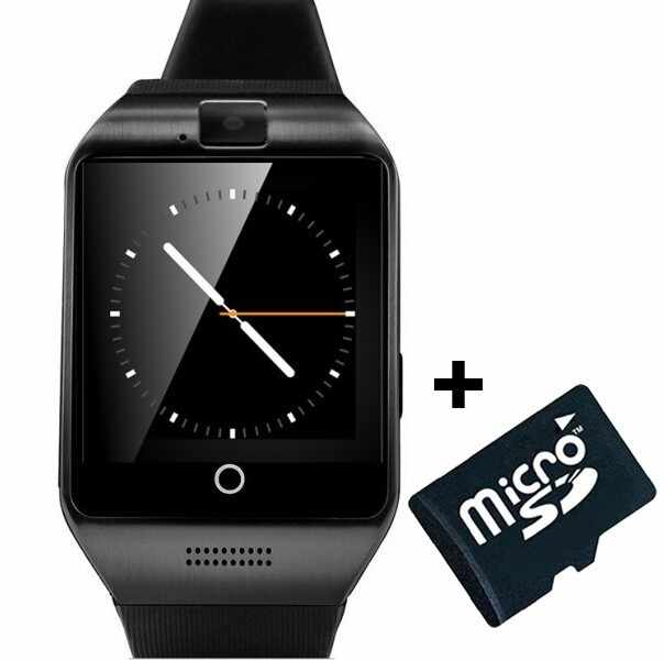 Smartwatch cu telefon iUni Apro U16, Camera, BT, 1,5 inch, Negru + Card MicroSD 4GB Cadou