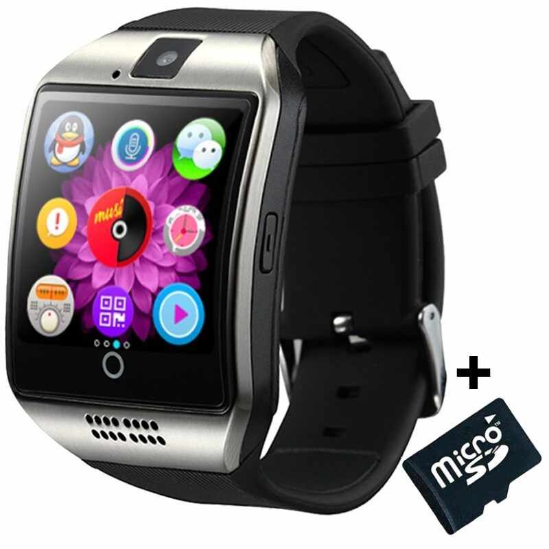Smartwatch cu telefon iUni Q18, Camera, BT, 1.5 inch, Argintiu + Card MicroSD 4GB Cadou