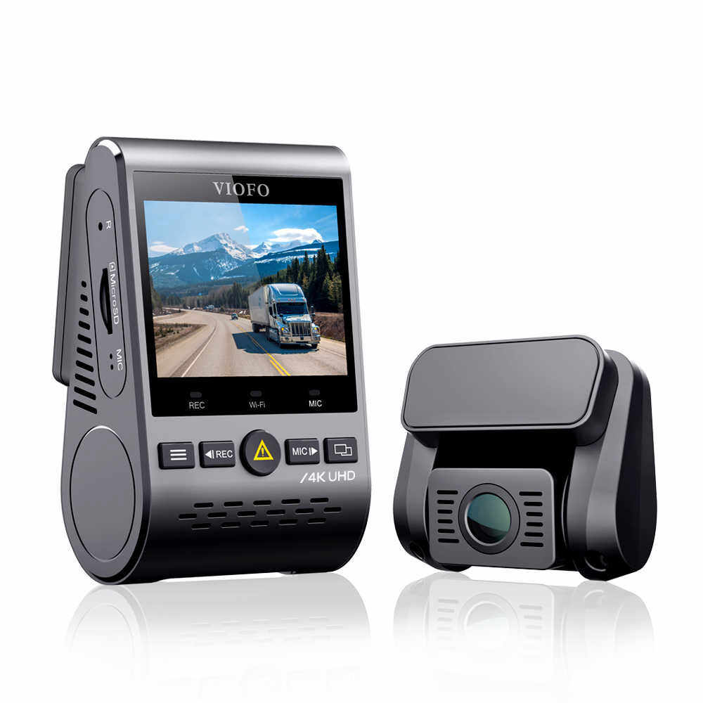 Camera auto fata/spate VIOFO A129 Pro Duo-G, 4K, WiFi, GPS Logger, detectia miscarii