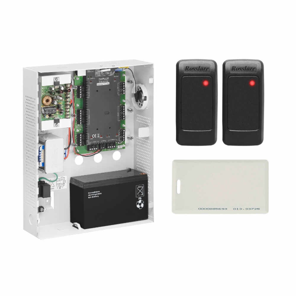 Sistem control acces Rosslare AC-225IP-KIT, card, 125 Khz, soft 