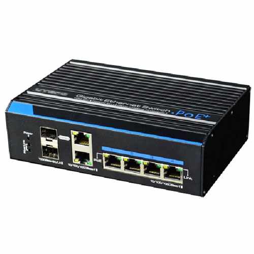 Switch PoE++ Utepo UTP7204GE-HPOE, 4 porturi, 1 Gbps, 60 W/port, fara management