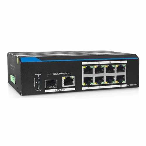 Switch Utepo UTP7208E-A1, 8 porturi, 10/100 Mbps