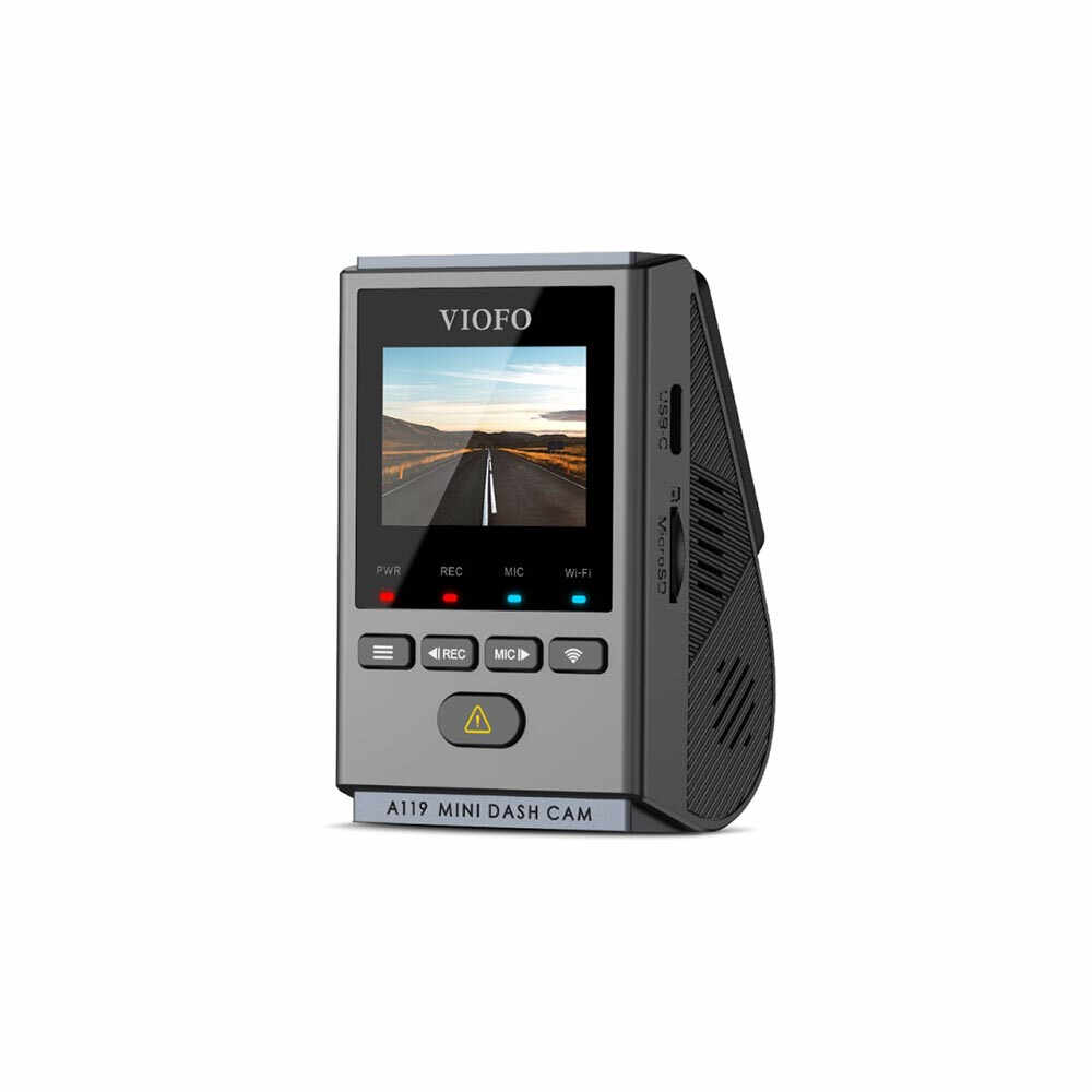 Camera auto Viofo A119 MINI, 4 MP, WiFi, GPS Logger, slot card, detectia miscarii, microfon