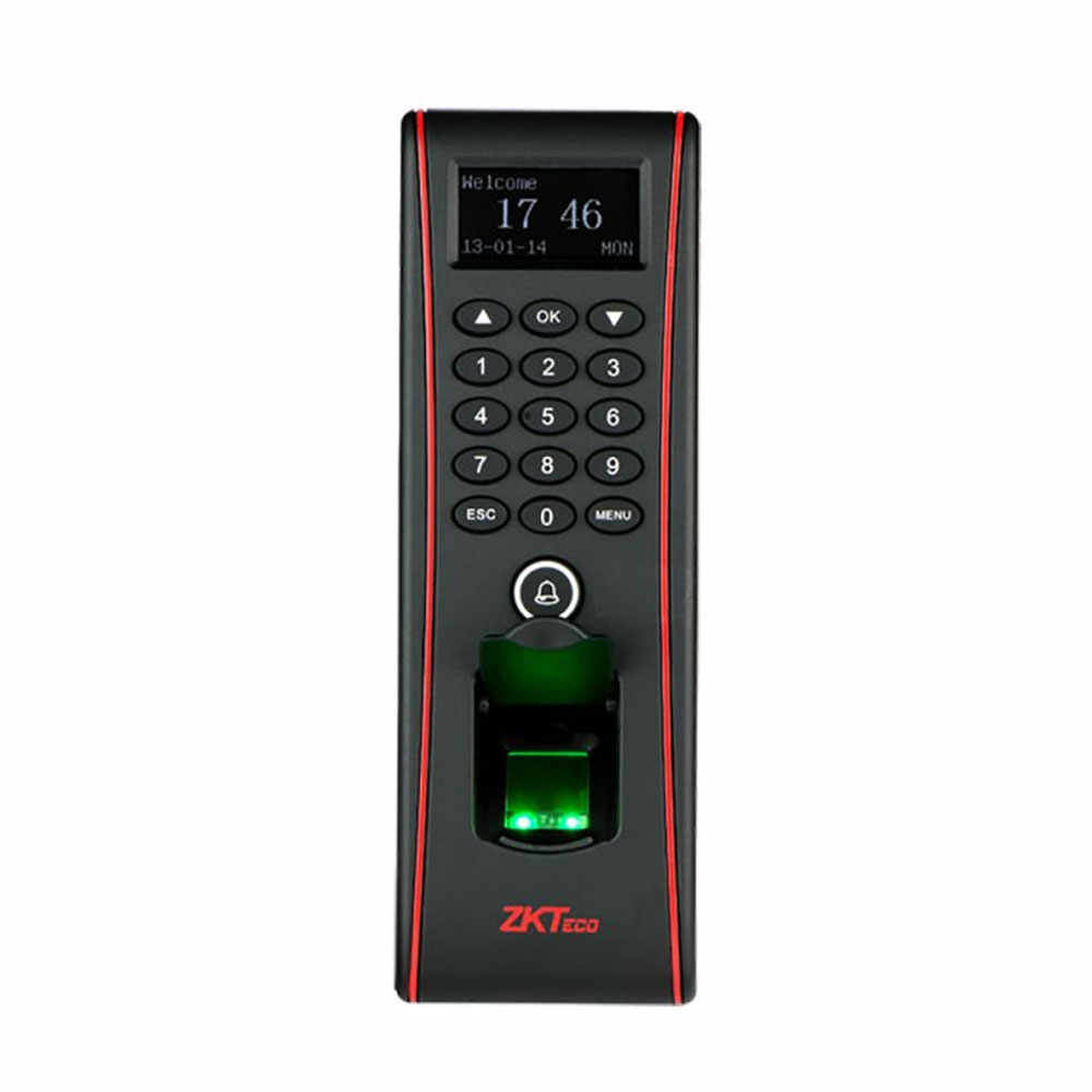 Cititor de proximitate biometric standalone TCP/IP ZKTeco ACO-TF1700-2, MF, 13.56 MHz, cod PIN, 3.000 amprente, 10.000 carduri, 50.000 evenimente