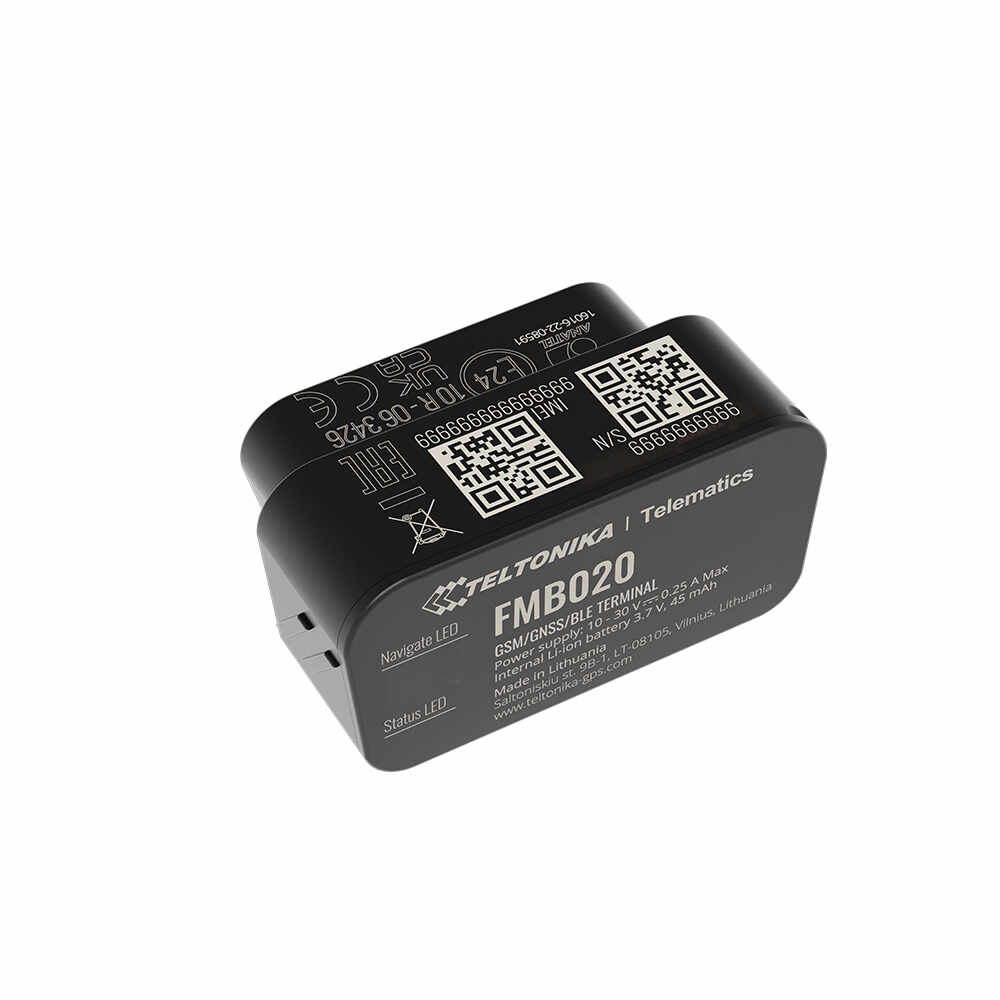 GPS Tracker auto Teltonika FMB020 bluetooth, GSM 2G , 45 mAh
