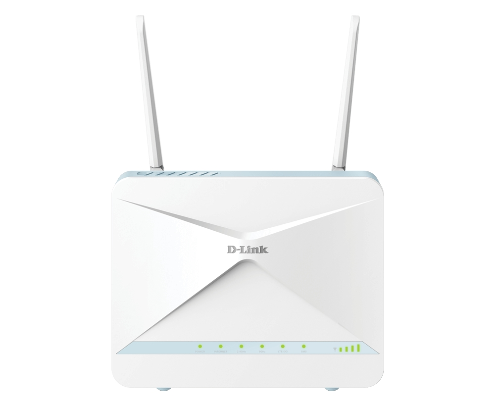 Router Wireless Gigabit D-LINK G416 Eagle Pro AI AX1500, Wi-Fi 6, Dual-Band 1201 + 300 Mbps, 4G LTE, alb