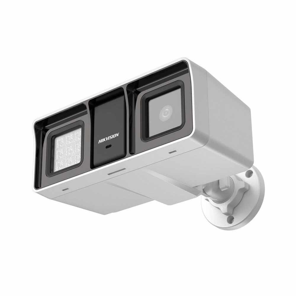 Camera supraveghere exterior Hikvision Smart Hybrid Light DS-2CE18D0T-LFS, 2 MP, IR/lumina alba 60 m, 2.8 mm, microfon