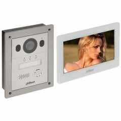 Dahua Kit videointerfon 2-Wire + wireless 2MP, monitor touch 7 inch, montaj îngropat - Dahua KTX01(F)