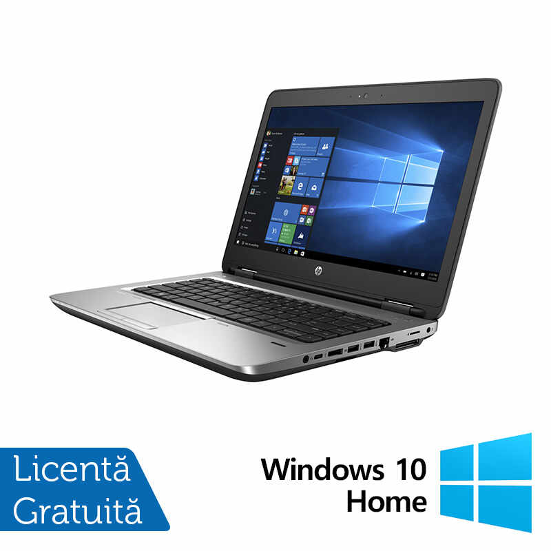 Laptop Refurbished HP EliteBook 640 G3, Intel Core i5-7300U 2.60 - 3.50GHz, 8GB DDR4, 256GB SSD, 14 Inch, Webcam + Windows 10 Home