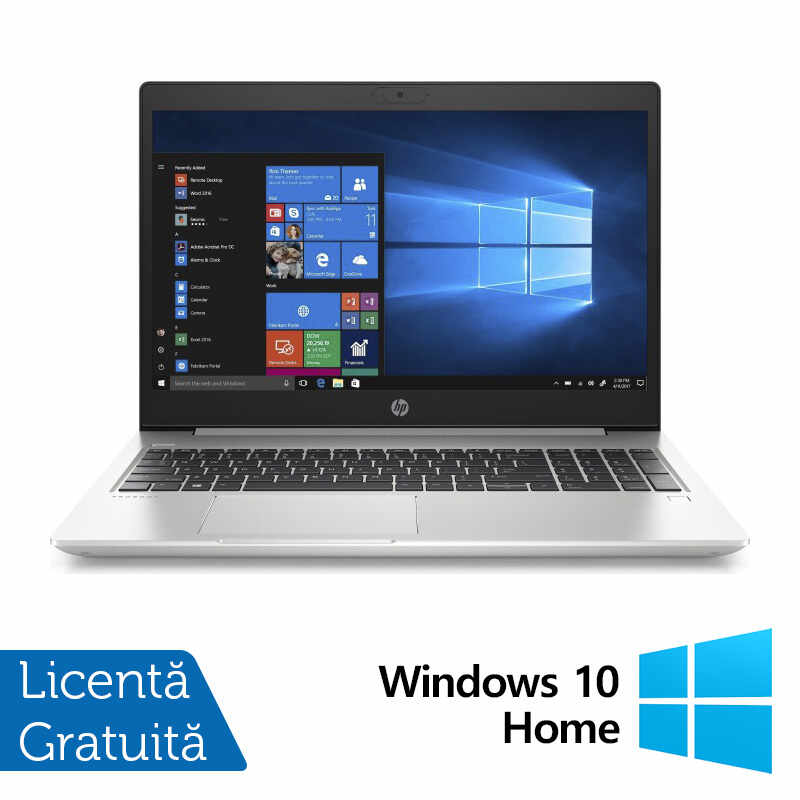 Laptop Refurbished HP ProBook 450 G7, Intel Core i5-10210U 1.60 - 4.20GHz, 8GB DDR4, 256GB SSD, 15.6 Inch Full HD, Tastatura Numerica, Webcam + Windows 10 Home