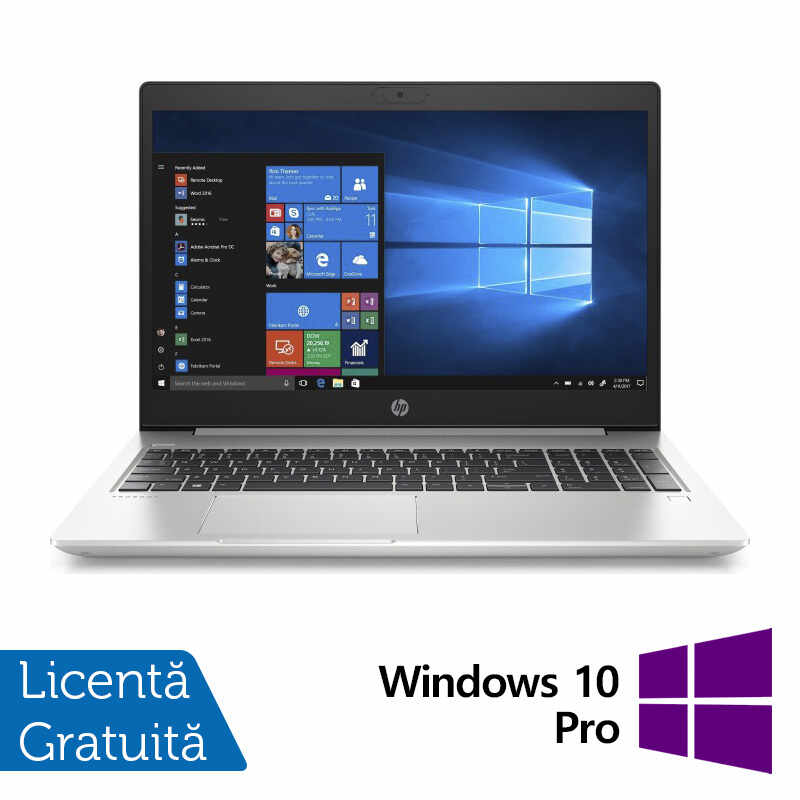Laptop Refurbished HP ProBook 450 G7, Intel Core i5-10210U 1.60 - 4.20GHz, 8GB DDR4, 256GB SSD, 15.6 Inch Full HD, Tastatura Numerica, Webcam + Windows 10 Pro