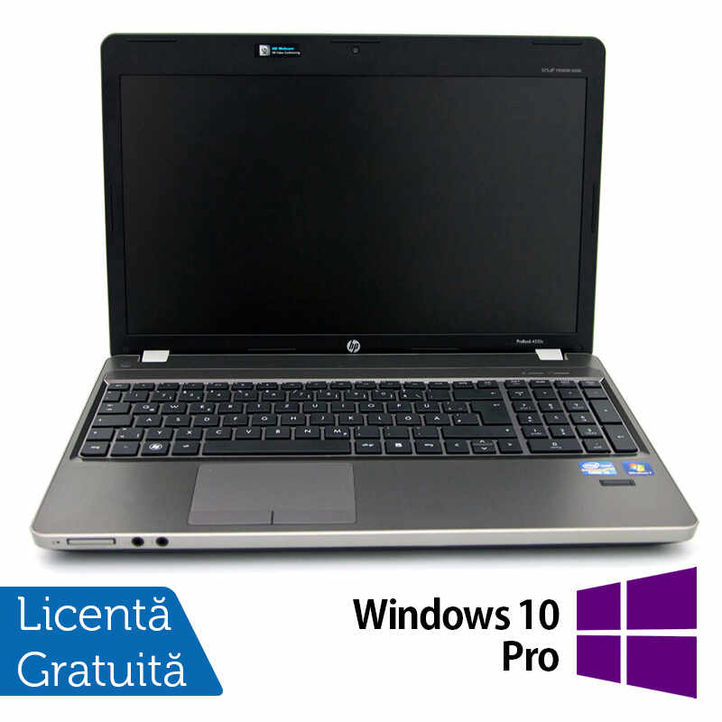 Laptop Refurbished HP ProBook 4530s, Intel Core i5-2410M 2.30GHz, 8GB DDR3, 256GB SSD, 15.6 Inch HD, Webcam, Tastatura Numerica + Windows 10 Pro