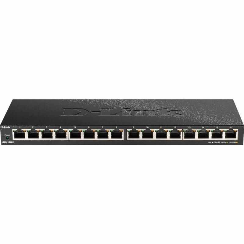 Switch cu 16 porturi 32 Gbps 8000 MAC D-Link - DGS-1016S