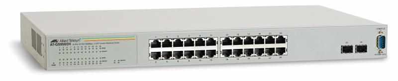 Switch cu 24 porturi Allied Telesis AT-GS950/24-50 4 porturi SFP cu management