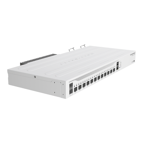Cloud Core Router 12x10G SFP+, 2x25G SFP28, RouterOS L6 - Mikrotik CCR2004-1G-12S+2XS
