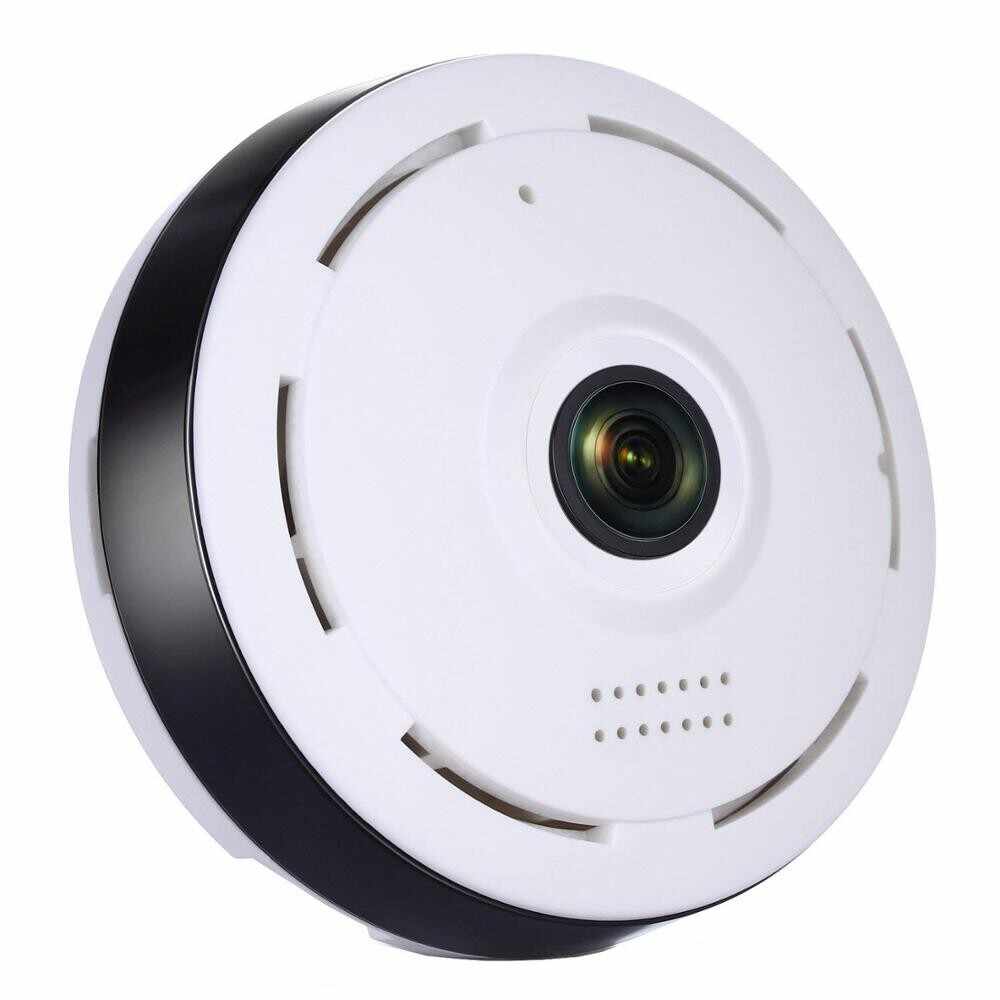 Resigilat Camera Supraveghere Video Techstar® D80, HD 960P , Wireless, Iluminare LED, 360°, Detectare Miscare, Microfon, Difuzor 