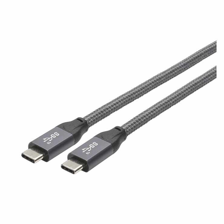 Cablu USB 3.2 type C T-T 3m brodat, Hicon HI-U3CC-0300