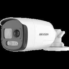 Camera AnalogHD ColorVu 2MP cu PIR si alarma incorporata, lentila 2.8mm, lumina alba 40 m, Audio - HIKVISION DS-2CE12DF3T-PIRXOS