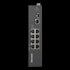 Switch 8 porturi PoE, 2 porturi uplink SFP/RJ45 - HIKVISION DS-3T0310HP-E-HS