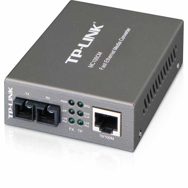 Media Convertor MM conector SC 100Mb/s 2KM TP-Link - MC100CM