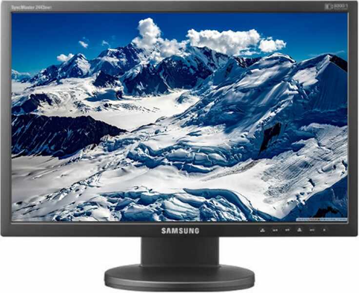 Monitor Refurbished SAMSUNG 2443BW, 24 Inch LCD, Full HD 1920 x 1200, VGA, DVI, USB, Widescreen