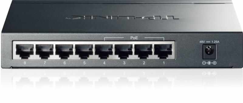 Switch 4 porturi PoE 4000 MAC 1000 Mbps TP-Link - TL-SG1008P