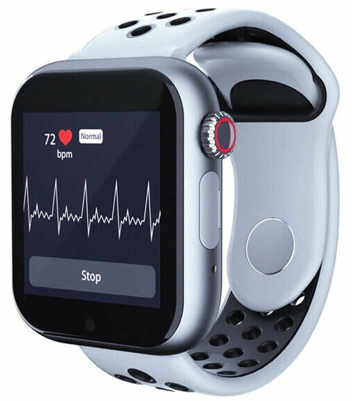 Ceas Smartwatch cu telefon iUni Z6S, Touchscreen, Bluetooth, Notificari, Camera, Pedometru, White