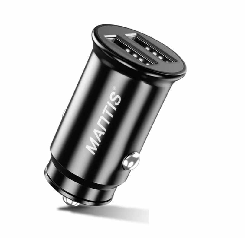 Incarcator Auto Techstar® Dual USB 5V 4.8A Fast Charging Compact