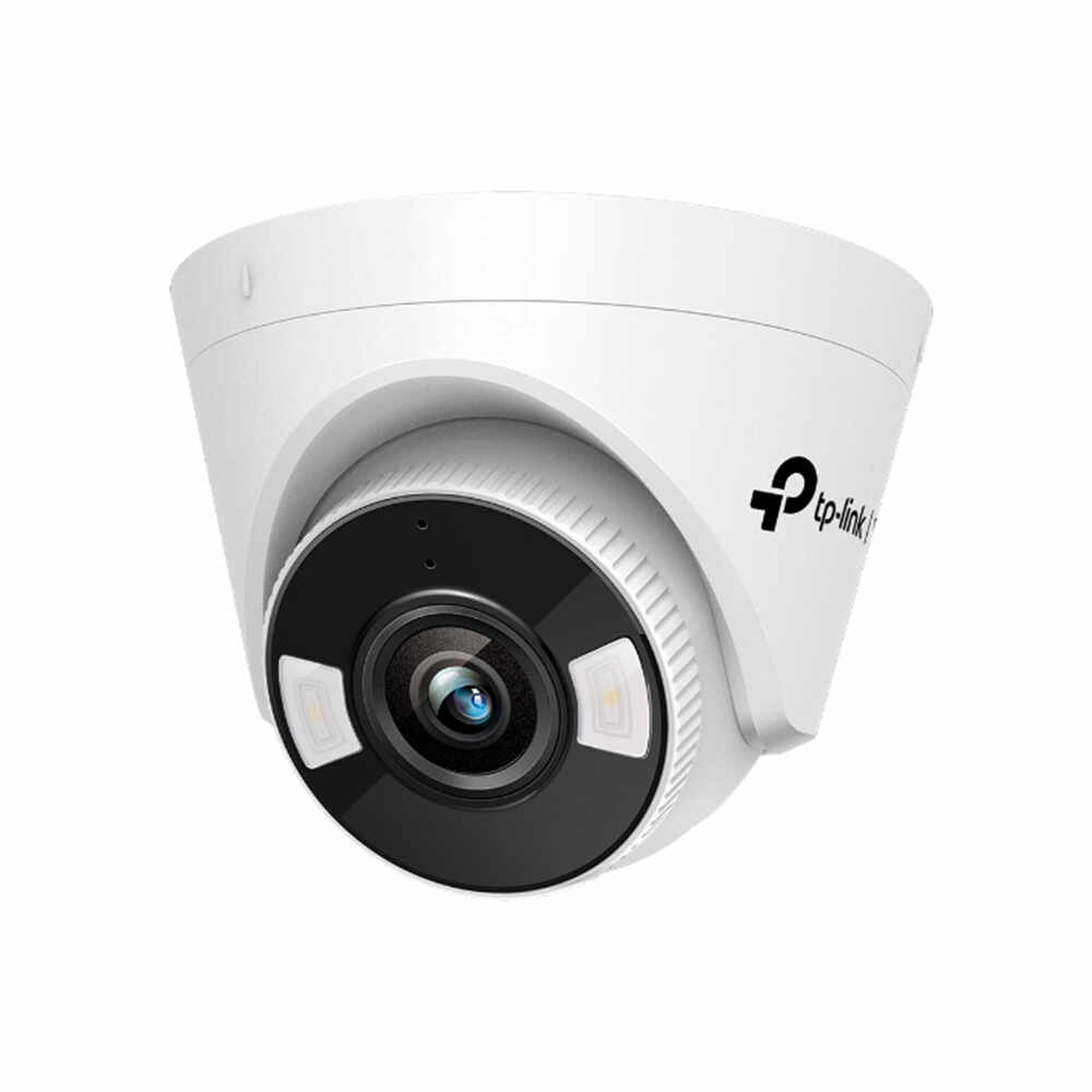 Camera supraveghere interior IP Dome TP-Link Full Color VIGI C430(2.8MM), 3 MP, 2.8 mm, IR/Lumina alba 30 m, microfon, PoE, vizualizare pe telefon