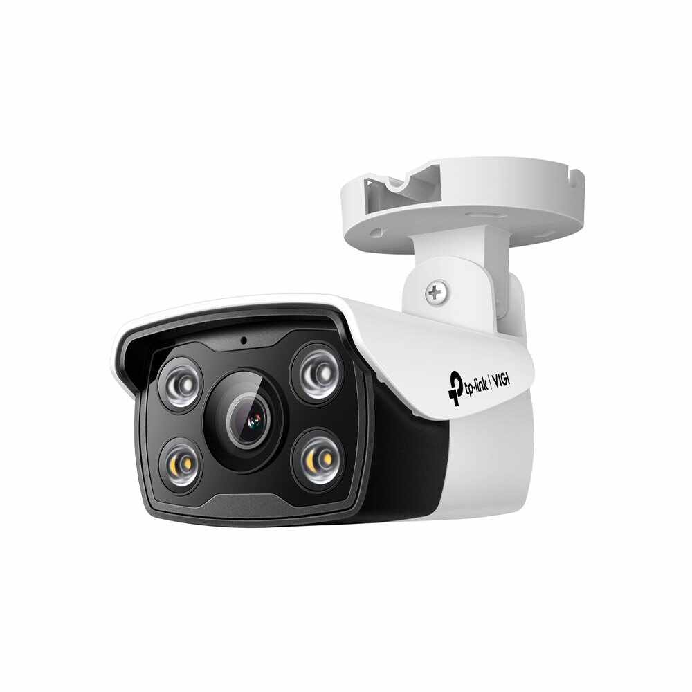 Camera de supraveghere exterior IP Full Color TP-Link VIGI C340(4mm), 4 MP, 4 mm, IR/Lumina alba 30 m, PoE, microfon