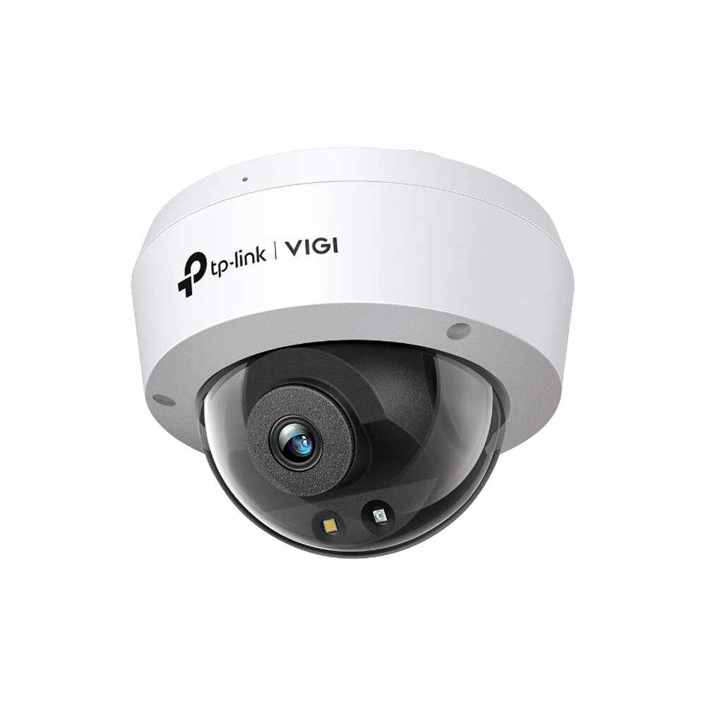 Camera supraveghere interior IP Dome TP-Link Full Color VIGI C250(2.8MM), 5 MP, 2.8 mm, IR/Lumina alba 30 m, microfon, PoE, vizualizare pe telefon