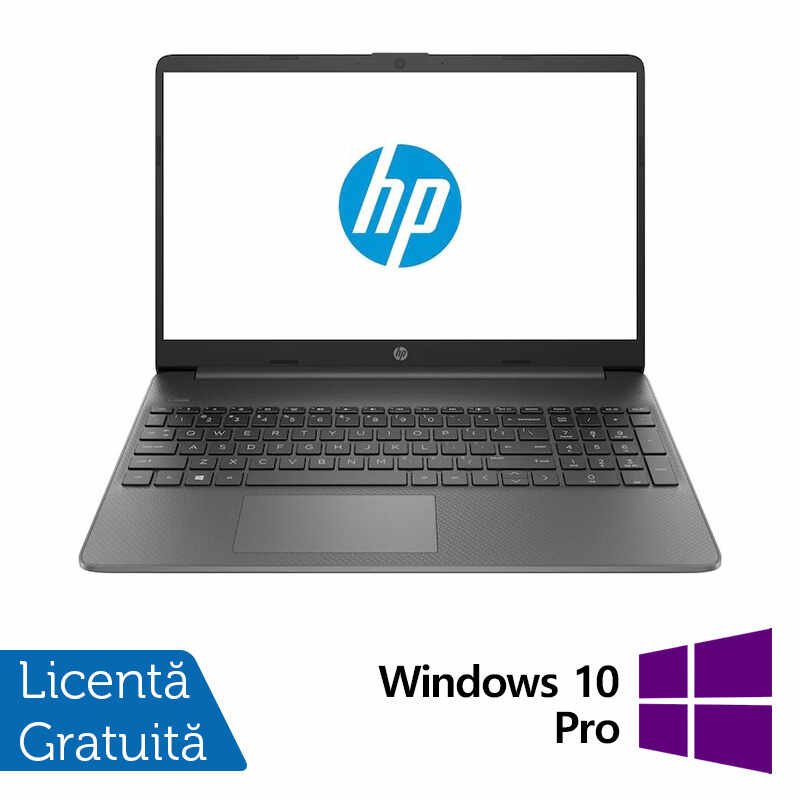 Laptop Refurbished HP 15s-eq0003nq, AMD Ryzen 5 3500U 2.10 - 3.70, 8GB DDR4, 512GB SSD NVME, Webcam, 15.6 Inch Full HD + Windows 10 Pro