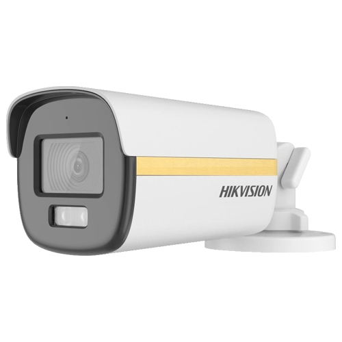 Camera ColorVU Dual Light analog 2MP, lentila 2.8mm, IR 40m, Lumină Albă 40m Microfon - HIKVISION DS-2CE12DF3T-LFS-2.8mm