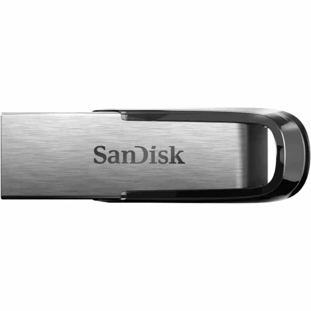 Memorie USB SanDisk Ultra Flair, 128 GB, USB 3.0, 150 MB/s, Gri