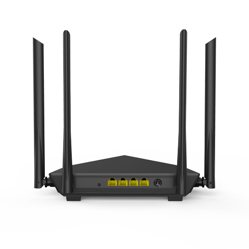 Router WiFi 5 (802.11ac) DualBand 2.4/5GHz, 300+867Mbps, 4x6dBi, 4 porturi Gigabit - TENDA TND-AC10-V30