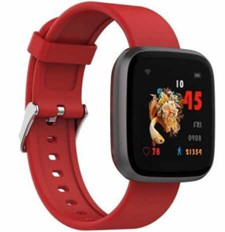 Ceas Smartwatch iUni H5, Touchscreen, Bluetooth, Notificari, Pedometru, Red