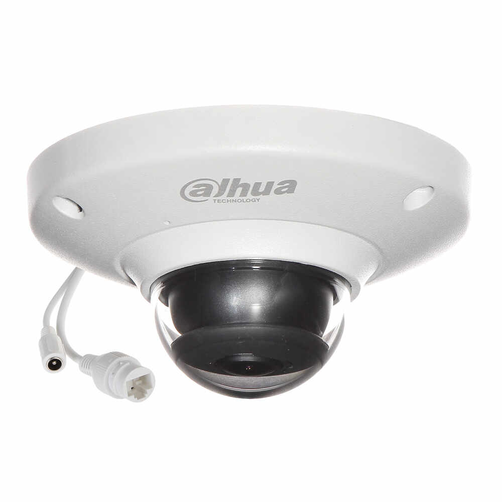 Camera supraveghere Dome IP Dahua IPC-EBW8630-IVC, 6 MP, 1.4 mm, microfon